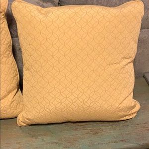 Two Large couch pillows